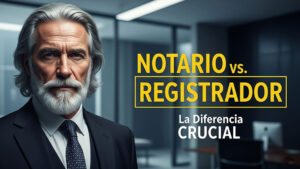 La Diferencia Fundamental entre un Notario y un Registrador